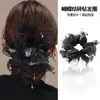 Super Hada Lazo de Organza para el Cabello con Pedrería para Mujer, Cuerda Sencilla de Alto Nivel para Moño, Accesorio para el Cabello