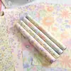 Papel de Regalo Floral de Primavera Flores Frescas Pequeñas Papel de Atmósfera Impermeable Material para Ramo de Flores Hecho a Mano Tienda de Flores DIY