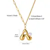 Collar de 26 Letras Inglesas Más Vendido Nuevo en Europa y América Colgante con Fuente de Burbuja Colgante de Oro de 18 Quilates Cadena de Clavícula Brillante