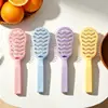 Pente de Massagem Suave Oval Fofo com Pressão para Couro Cabeludo Destacável Multi-Estilo Multi-Função com Spray