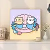 Pintura a Óleo Digital de Cachorro com Linha DIY Colorir à Mão Grafite Desenho Animado Fofo Decoração Curativa Fabricante Atacado