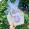 Canasta de Mano Arcoíris Regalo de Regreso Luna Llena del Bebé Año Viejo Banquete de los Cien Días de los Niños Regalo de Acompañamiento Caja de Regalo de Cumpleaños Tejida