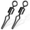 Clip Americano Sub-línea Giratorio Conector Rápido Clip de Línea de Pesca Anillo Giratorio Suministros de Pesca Aparejos de Pesca Accesorios Pequeños