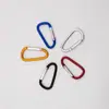 No. Hebilla de alpinismo de aleación de aluminio para exteriores con forma de D, 5 unidades, gancho para equipaje, accesorios de viaje externos, fabricantes al por mayor