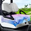 Suministro Exclusivo Transfronterizo de Cubiertas Antipolvo para Asientos de Carritos de Golf, Fundas para Asientos, Fundas Protectoras para Asientos de Vehículos Turísticos, Serie Oro Fluido
