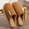 Pantuflas de algodón antideslizantes para mujer, pantuflas cálidas de invierno para interior, silenciosas, de suela suave, para posparto, pantuflas con forro de felpa, venta al por mayor para otoño e invierno
