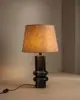 Lámpara de mesa de travertino natural vintage, modelo de diseñador, decoración suave para habitación, hotel, casa de huéspedes, estudio, dormitorio, lámpara de mesita de noche