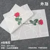 100 peças Papel para embrulhar sanduíche americano Rolo de bolo Almofada de vedação Bandeja de papel para bolo e pão Papel para confeitaria ocidental Papel revestido