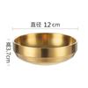 304 aço inoxidável tempero coreano prato frio Coreia do Sul ouro camada dupla picles tigela cozinhar pequeno Bowl prato de imersão
