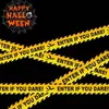 Novo Cinto de Aviso de Halloween Adereços de Layout de Cena de Festa Cinto de Isolamento Decoração de Atmosfera de Terror Festival Fantasma Linha de Aviso