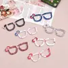 Accesorios de Resina para Manualidades de Dibujos Animados Joyería Lazo Gafas Pegamento de Crema Pasador Funda de Teléfono Móvil Hebilla de Zapato Llavero Colgante