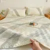 Modelo Nuevo de Verano Grado A Seda de Hielo Látex Esterilla Refrigerante Juego de Tres Piezas, Lavable a Máquina Esterilla Refrigerante para Estudiantes, Sábana de Seda de Hielo, Colchón, Esterilla de Paja