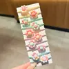 Lindo y Colorido Elástico para el Pulgar del Tamaño para Niños, Cuerdas para el Cabello de Bebé para Coletas Pequeñas, Bandas para el Cabello de Niñas Que No Dañan el Cabello, Hermosos Elásticos para el Cabello