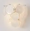 Lustre de quarto vintage estilo francês, quarto principal, quarto temático de nuvens de designer de meados do século, nova luminária de sala de jantar, arte em ferro