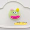 Broche de muñeca fea con boca grande de dibujos animados, accesorios, boca de salchicha, cabello de chica monstruo, joyería, horquilla, producto semiacabado de bricolaje, accesorios