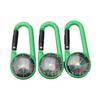 Carabiner de acampamento direto da fábrica bússola guia cor acrílico multifuncional acampamento ao ar livre à prova d'água presente
