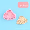 Molde para Galletas de Impresión DIY Simulación Estilo Pizza y Durian de la Serie Conejo Miffy con Diseño de Prensado 3D para Hornear