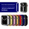 Venda direta de fábrica em estoque para Apple Watch Capa para Apple Watch Capa de PC Capa protetora oca galvanizada