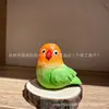 Regalo Pareja Loro Pájaro Adorno Lindo Colgante Tallado en Madera Hecho a Mano Venta al por Mayor Decorativo Camioneta de Madera