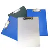 Placa de Escrita Vertical A4 Placa de PVC Bloco com Clipe Pasta de Papel para Escritório Clipe de Metal para Contas Placa Tapete de Escrita