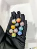 Cuentas Luminosas de Flor de Loto de 16 mm con Agujero Recto Óptico para Cadena de Teléfono DIY, Llavero, Cadena de Bolsa, Accesorios de Joyería