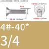 Acero Inoxidable 304 Tornillos de Cabeza Avellanada con Hexágono Interior de Rosca Fina Estándar Británico y Americano Tornillos de Máquina de Cabeza Plana Estándar Británico 2 # 4 # 6 # 8 # 10 # 32