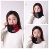 Cachecol para Pescoço de Ciclismo, Mesmo Estilo para Homens e Mulheres, Cachecol de Pescoço Colorido Contrastante à Prova de Vento e Quente para o Inverno, Máscara Facial Completa para Esqui, Cachecol Versátil