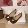 Sapatos de Salto Bloco Femininos Estilo Vento de Noite Francês Solado Macio 2026 Novo Verão Versátil Laço Bico Baixo Estilo Gentil Mocassins