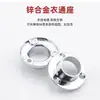 Soporte de Brida para Tubo de Ropa de Aleación de Zinc Yisheng Hardware Soporte de Brida Soporte de Brida 19 Soporte de Tubo de Ropa