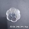 Caja de almacenamiento de accesorios para uñas, 12 unidades, transparente, redonda, cuadrada, desmontable, multifuncional, para uñas.