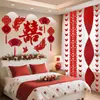 Conjunto de Decoração de Quarto de Casamento para o Quarto Principal do Noivo, Decorações de Cabeceira do Quarto da Noiva, Coleção Completa de Suprimentos para Casamento