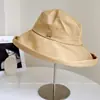 Chapéu de Pescador Liso Simples com Aba Virada para Cima para Mulheres Verão Novo Casual Versátil Proteção Solar Chapéu Balde Tecido para Sol Viagem ao Ar Livre