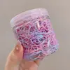 Diademas de Colores para Mujer, Estilo Coreano Negro, Bandas de Goma Desechables Engrosadas, Accesorios para el Cabello, Anillos para el Cabello que No Dañan el Cabello