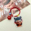 Nezha el Niño Mágico Aventura Marina Llavero Acrílico Aoyi Campana de la Vida Real Colgante para Mochila Pequeño Regalo