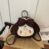 Mochila Transfronteriza de Lunares con Lazo Dulce para Mujer 2026 Nueva Moda Bolso Escolar de Invierno Versátil Ligero Pequeña Mochila