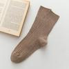 Calcetines de mujer otoño e invierno desodorantes japoneses de algodón de fibra larga calcetines de algodón para mujer calcetines de media caña venta al por mayor de calcetines Zhuji