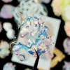 30 Adesivos de Pet Unicórnio Mágico Transfronteiriços com Folha Dourada, Laser, Adesivos Decorativos Transparentes de Desenho Animado para Copos de Vidro