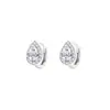 Aretes de Zirconia Gota de Agua, Lujo Ligero, Modernos y Elegantes, Diseño Único, Sensación de Alta Gama, Aretes Incrustados con Diamantes Gota de Agua