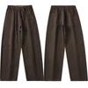 Roupa Masculina Xxbro # Primavera Retrô Japonês Peso Pesado Calça Esportiva Casual para Uso Externo de Perna Reta Marca Versátil Tendência Calça de Perna Larga