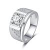 Desejo venda quente comércio exterior fornecimento transfronteiriço anel masculino coreano de luxo com diamante completo anel masculino grande fechado europeu e americano atacado