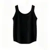 Chaleco sin mangas 100% Cachemir Puro para Mujer, Cuello Redondo, Corte Ajustado, Prenda de Punto Interior Capa Base, Calidez Otoño/Invierno