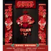 Pareados magnéticos de boda para el novio y la novia, decoración de puerta para la entrada del hogar, decoración especial para la habitación nupcial, juego de suministros de pareados de puerta para la feliz ocasión