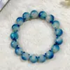[Novo Estilo] Pulseira Bodhi Azul Pavão Garra de Gato Fofa Círculo Único Pequena Fresca Exquisita Pulseira Contas de Buda Wenwan Atacado