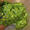 Polvo brillante para uñas con purpurina mixta, para decoración de uñas, con láser, de colores brillantes, de cáñamo, con gotas de arena y pegamento, para hacer joyas.