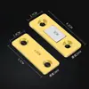 Sem Furos Ultra-fino Invisível Porta Forte Magnético Micro Magnético Toque Duplo Ímã Porta de Correr Armário Sucção Porta de Correr Guarda-roupa Porta Sucção Magnética