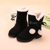 Botas de Nieve para Niñas Invierno 2026 Nuevo Estilo Coreano Cálidas Botines Cortos de Princesa para Niños Mayores Niñas Pequeñas Zapatos de Algodón para Bebé