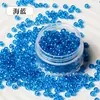 Super-Excelente 4 mm Alta Retención de Color Transparente Vidrio Cuentas de Arroz Hecho a Mano DIY Pulsera de Cuentas Hecha a Mano Collar Pendientes Accesorios de Joyería