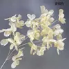 Flores Artificiales Colgantes de Techo de Rama Alta: Trébol de Cuatro Hojas, Orquídea Sentimental, Begonia como la Nieve, Flor de Ylang-Ylang, Flor Ding-Dong, Flor de Plumeria