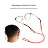 Corda de silicone para óculos direto da fábrica, esportes ao ar livre, anti-perda, antiderrapante, corda de silicone para óculos, corda para pendurar anti-perda de óculos