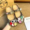 Zapatos de ballet con estampado de lunares estilo Ins, leopardo KT, accesorios para DIY, dijes de zapatos de moda y versátiles, hebillas decorativas para zapatos con agujeros